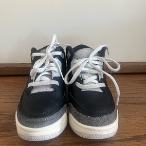 Kids Black and Gray Sneakers